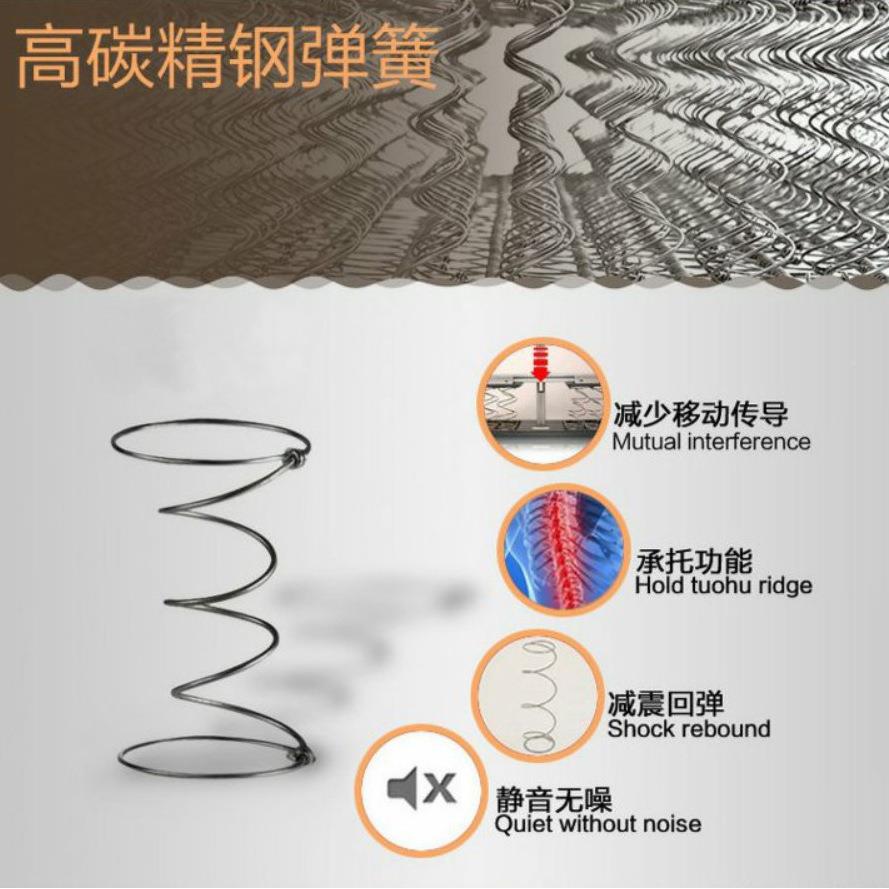 床垫15米1.8m店弹簧GNB酒席梦思经室济型儿童卧双人宾馆垫硬护护.