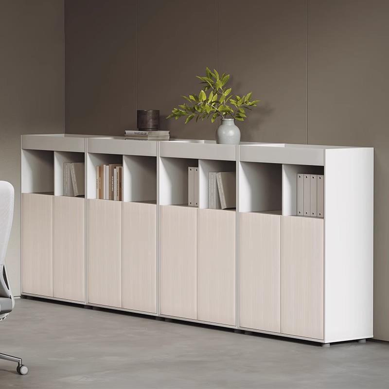 花矮柜储物柜子现代办公柜JB室隔断柜置物架槽柜a4文件边侧收纳柜