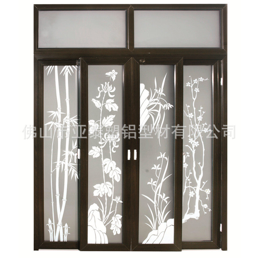 厂家直供塑钢UPVC门窗 阳台隔音隔热室内厨房门玻璃推拉 窗纱一体