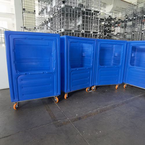 华社700L不锈钢静音布草车