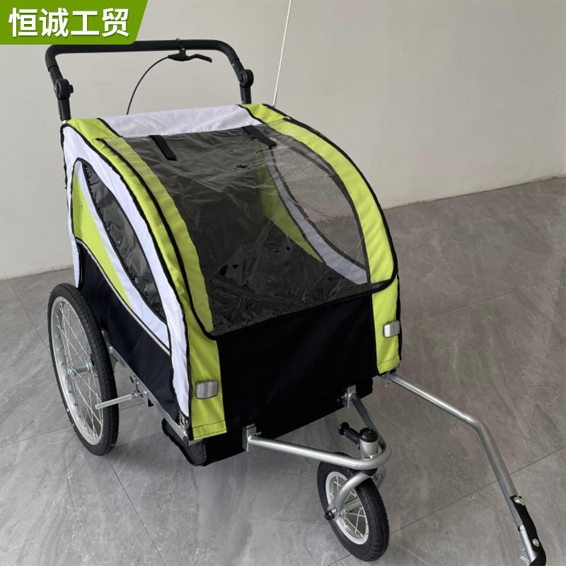 自行车拖车户外骑行后挂式拖车中型犬宠LMX大物行自车拖车