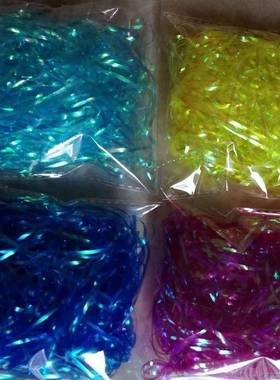 各种颜色F-sansi镀金纸光珠金线草绿亮属片加宽4mm片天蓝彩虹扁条