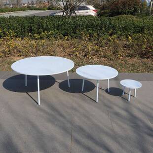 品户无品牌/外圆婚礼铁艺三层甜品台花架婚庆型布道具酒店引宾派