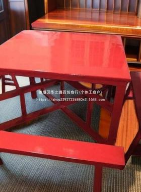 古尚轩14695名销八仙桌拆直销可折叠卸方便收纳老式家用八仙桌直