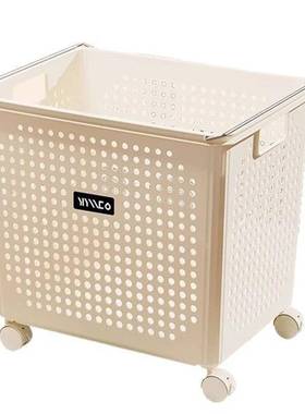 浴室脏篓柜洗澡脏衣篮收纳篮卫生间家用衣收F7969H67纳筐下带轮洗