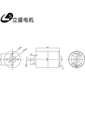 42260直流无刷高速电机1V24V调正反转6线带刹12V-3000速车内置驱