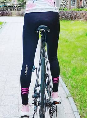 高档新云阁Xg爽baike夏季自行车运动裤凉[Clas]尼y龙自行车s裤女