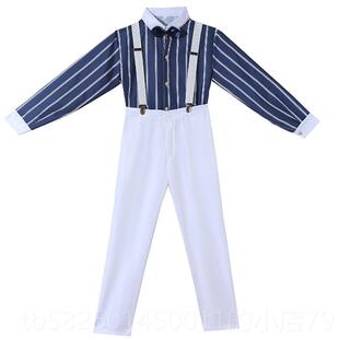 高档儿合唱服演出服女童中童学生持人礼服歌主唱比赛朗诵国小庆表