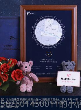 高档明星冠名权定制情侣浪盒礼情念人圣诞礼物漫创意女生生日毕业