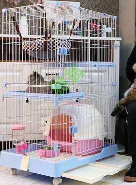 yut猫笼子家用别墅超大猫舍宠物猫咪室内小型大型大号可放猫砂盆