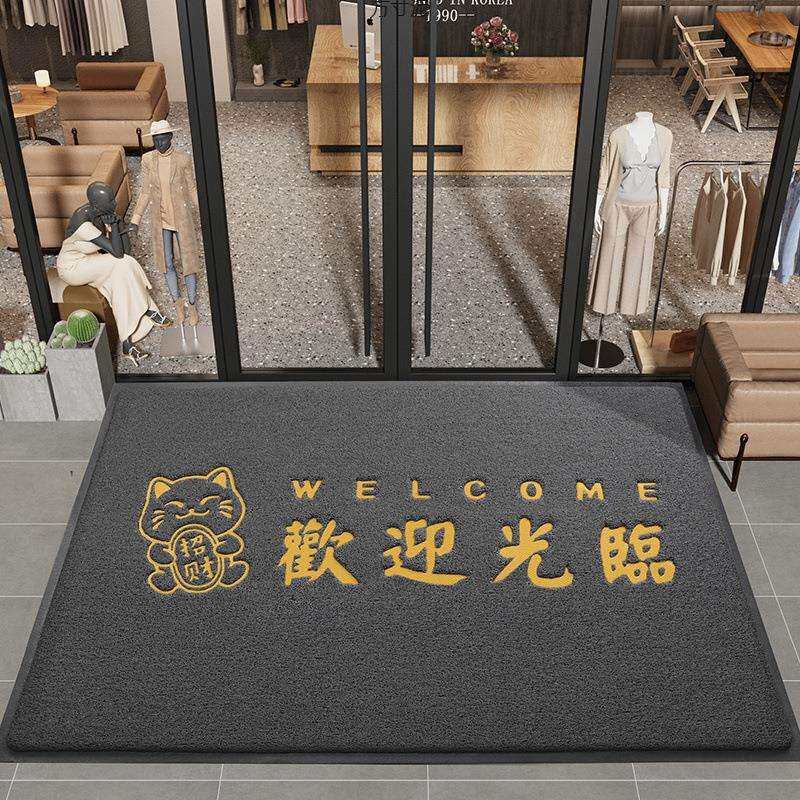大门口出入地垫家用进门地毯加厚垫入户门垫欢迎光临脚垫外贸