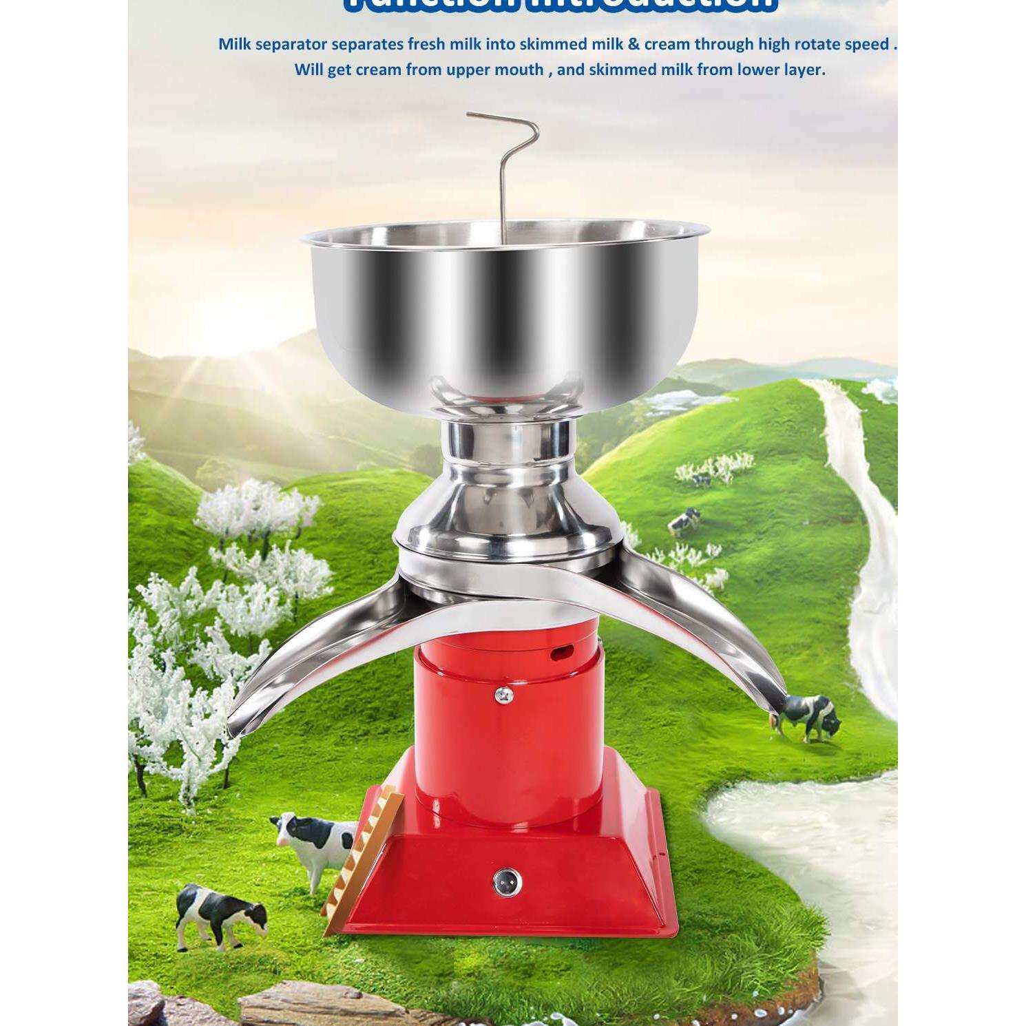 50升奶油分离器电动牛奶分离机脱脂机100L milk separator