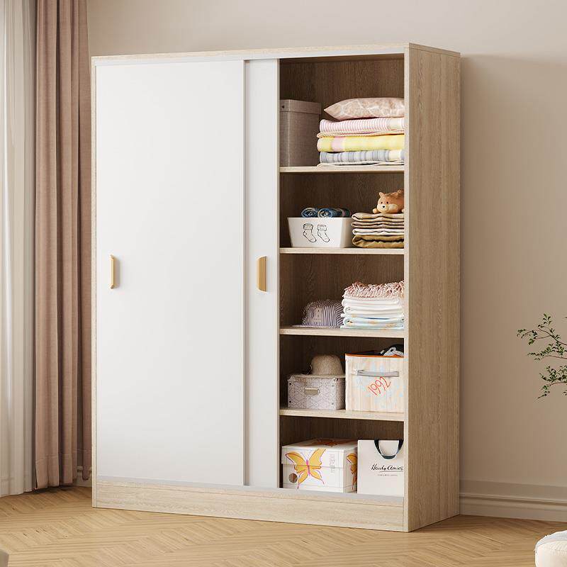N柜卧室家用推拉门儿童出OXX房经济5型木质衣收纳简约小户型简易