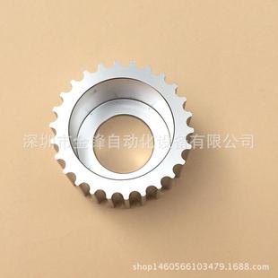 横走伺服机手配步同步带件轮三轴伺服同带固定轮牙M82械6个齿轮