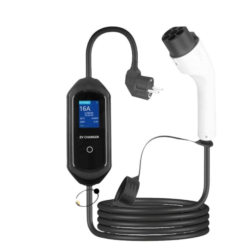 ST-E207G143新能标源国GB/车T交流充电桩便携式随车充汽大屏显示