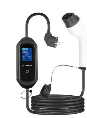 ST-E207G143新能标源国GB/车T交流充电桩便携式随车充汽大屏显示