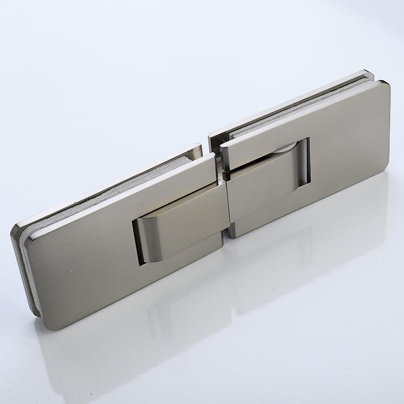 8不锈钢房浴室夹10度0832方长形铰链玻璃夹酒店淋浴玻璃合页