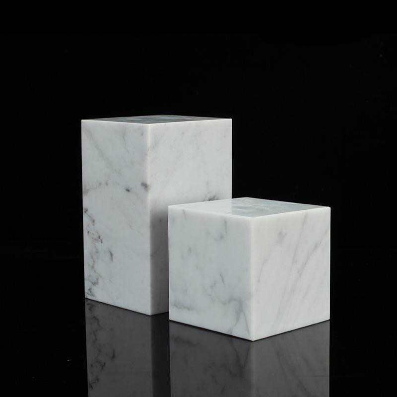 2种立体几何4造大饰理石摆台拍摄道具品展示台托F87T9HS5盘摆设桌