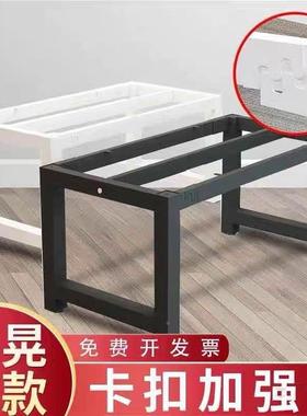 铁茶几腿桌支艺架大板金台吧架办公桌子腿SGI会议岩板属桌脚架餐