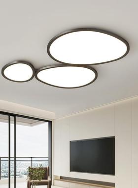 新款客13618厅灯护眼吸顶灯鹅卵代石现餐简约气全光谱卧室厅套大