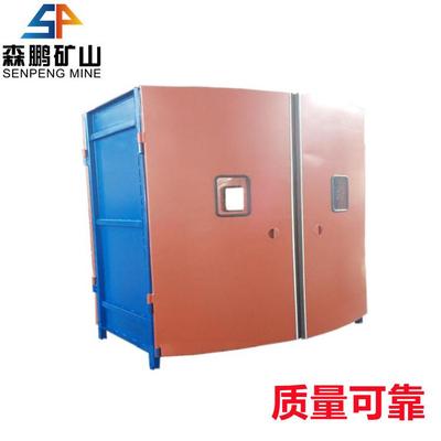 矿用气动全动连门锁减压森风鹏矿山井减压风门下矿自用减压风门