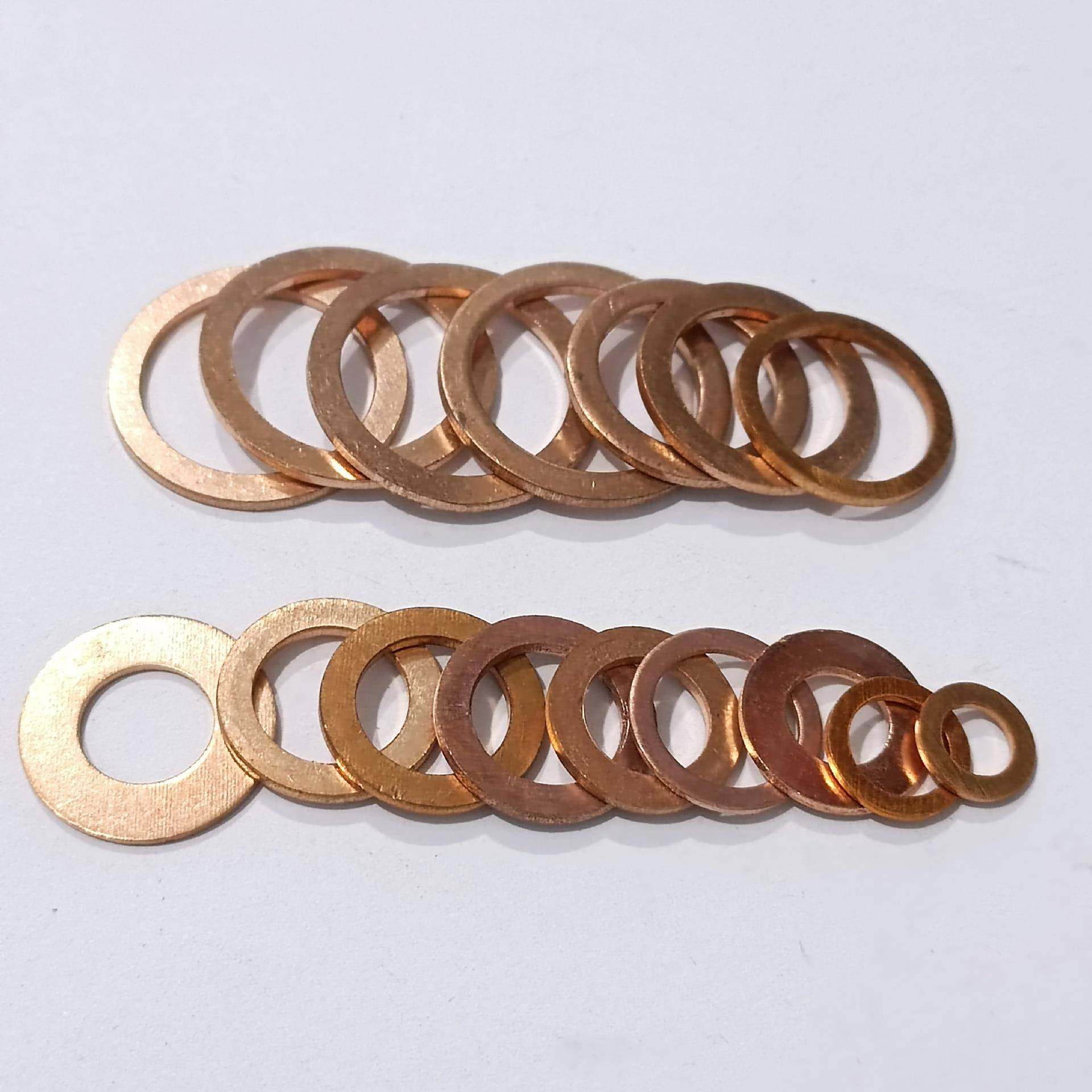 DKB纯紫铜密封垫圈迎T州3温星源紫铜垫片论斤量批出售欢咨询大量