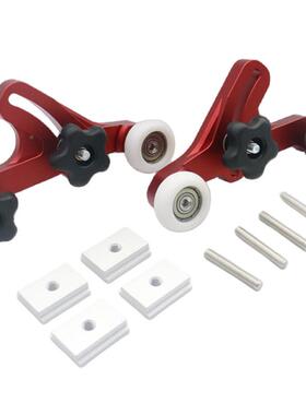 简易Miin木34工多功能轴承滚轮料器倒压装雕刻机电圆锯台锯带