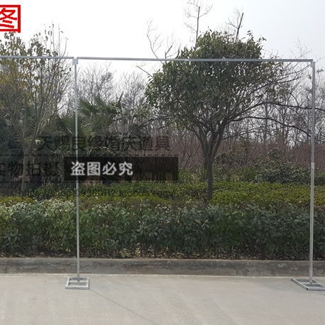婚庆舞台背景加厚铁艺纱幔展架