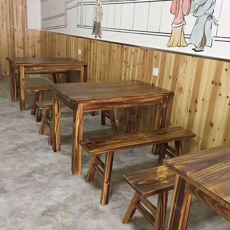 四人位分餐桌GHE人造石钢台面璃凳堂面成套餐桌椅学生玻职工食桌