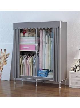 简易布衣20900出租房用家用衣19mm加粗管抽柜布柜屉式