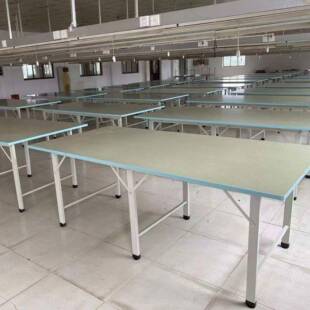 装制衣厂裁剪剪台合工作台裁桌密度板检服OFH验组合式组工作台