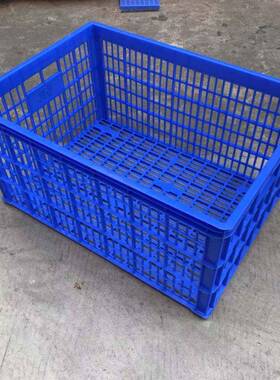 10040*大745*5输3号pp塑料框蓝色蔬菜萝超NOW市运框长方形塑料框