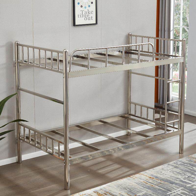 3层高04加厚不锈钢床低上下铺铁床宿1舍家用双人.5米双YQ-54458大