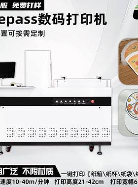 onepass印刷机四色喷墨打印木浆棉洗碗擦数码打印机高精度