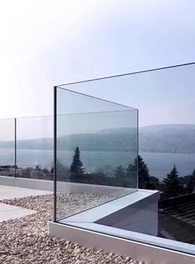 阳台玻璃护简自装EHI铝合金家楼梯极扶手栏栏杆不锈钢室内用室外