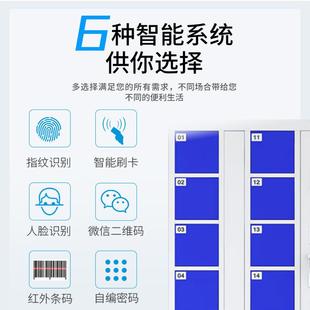 系统纹手机柜智能手机物柜公司识员工人脸指别刷卡扫码 XTSJ 储DML