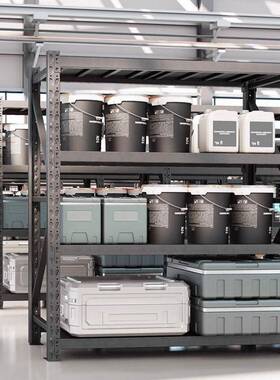 pk仓储货架仓库多层218储架储物间超市车库p递家用货架地下快物室