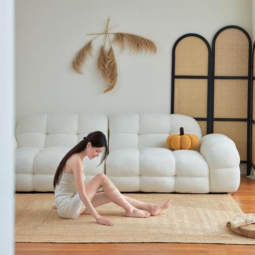 天然胶黄麻毯亚麻客厅书房地垫hm01中古风厂圆形手工地编织无地毯