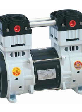 空压真机220V低音OLF1100B气无油1小100W空气泵抽气机头型空压缩