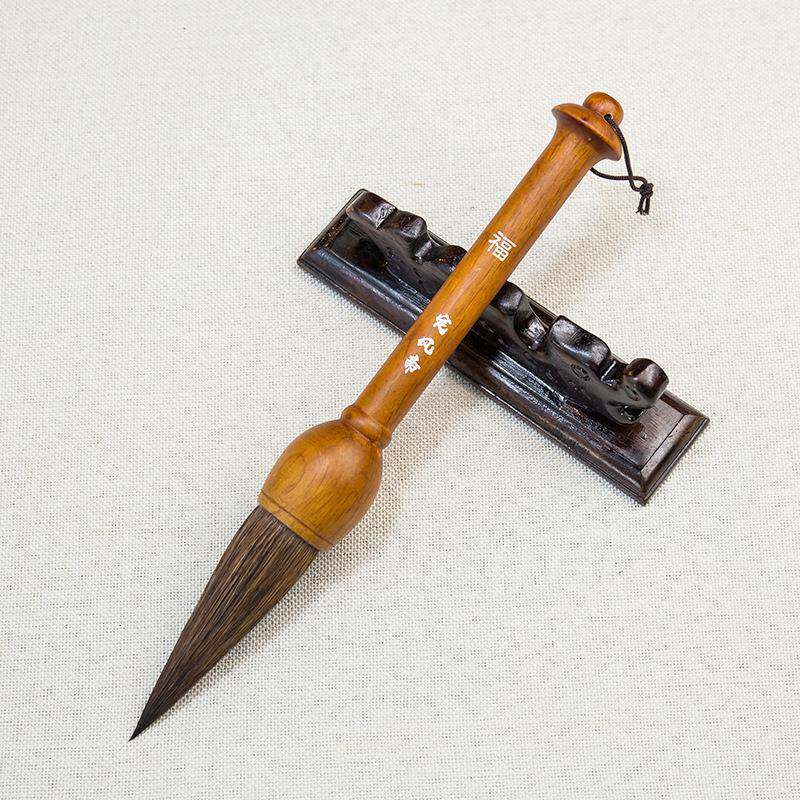 福禄寿兼毫狼羊斗大字书毫笔法国画大号抓笔对联榜书硬毫DF-309/3