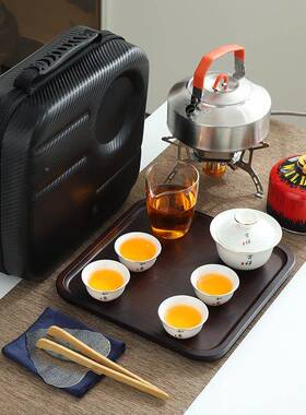 简约便携户外不锈露钢水HSF壶猛烧火炉茶炉功夫旅行煮茶具营防风