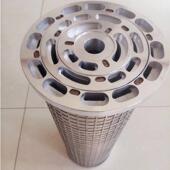 国电折力SLQ05X25用不锈钢三并联滤S芯LQ05海X25玻璃纤维叠不锈钢