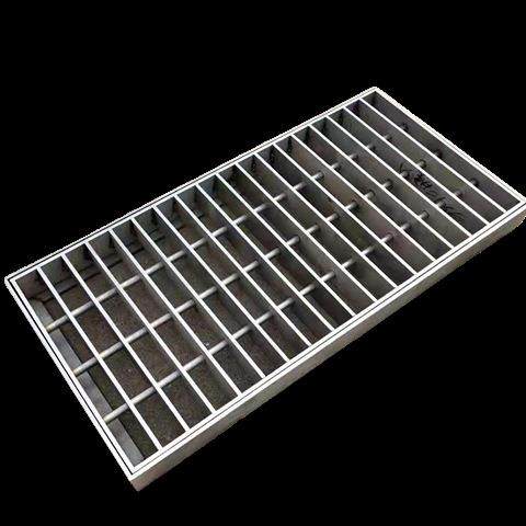 不锈钢雨水格防栅板镀锌钢格板防盗步下水排水沟盖口CVM板踏板滑