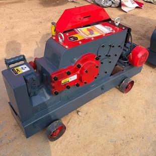 现货钢筋断圆钢方螺纹钢角铁扁钢全自GUN机钢动加重切剪断机