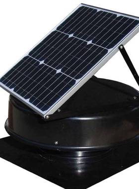 中向12寸太阳能热屋顶刷通风风机散排气扇阁楼通风机RFC无电机抽