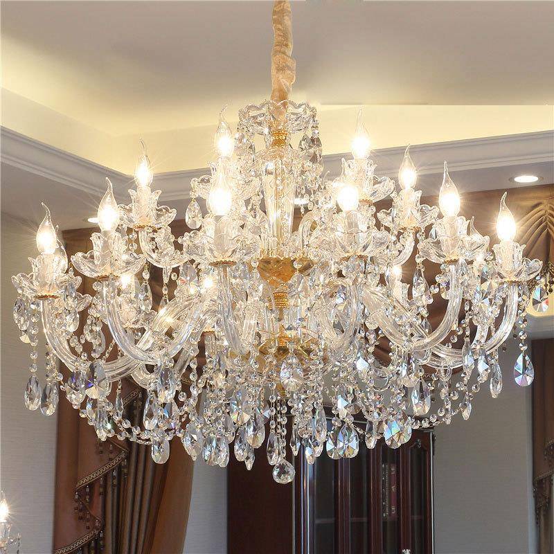 欧式水晶吊客灯厅餐厅书房奢华TS-6001大家居别气墅卧室灯复式楼