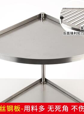 不锈三角置物架28751浴室落钢地多层脸盆厨架房卫生架间转角收纳