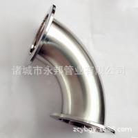 真空弯头O903°182IS63/LF63不锈钢0质4材两头带卡钳法兰厂家直销