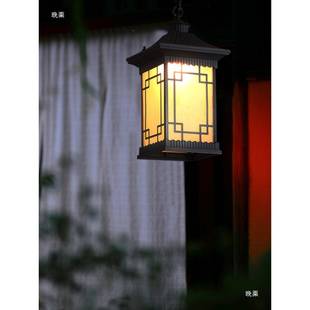 新中278户外式 防水吊灯外凉亭室屋檐别墅入户大门院复古庭灯笼灯