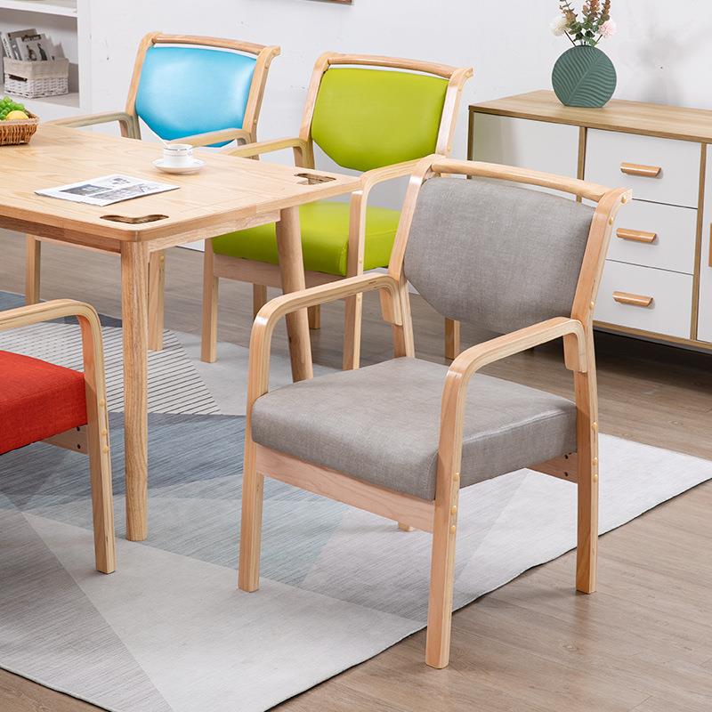 餐桌椅现代简约家具适老椅餐椅靠办背椅81140子公椅餐椅椅